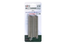KATO-Lemke K20-025 - N - Doppelgleis Plattenfahrbahn, gerade, 124 mm (2 Stück)